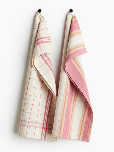 H&M Home Cotton tea towels (set of 2) at Collagerie