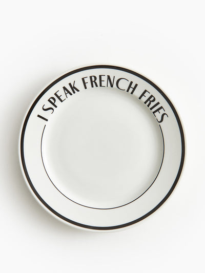 H&M Home Porcelain mid plate at Collagerie