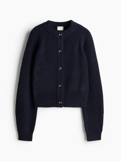 H&M Rib-knit cardigan at Collagerie