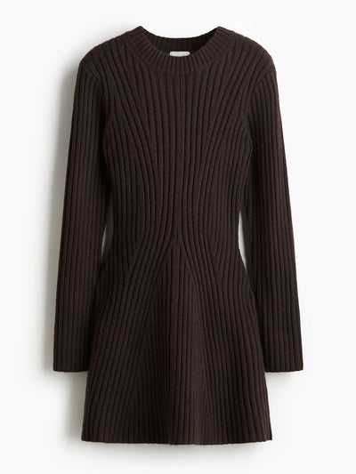 H&M Rib-knit dress at Collagerie
