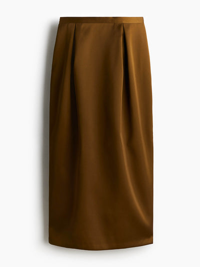 H&M Satin tulip skirt at Collagerie