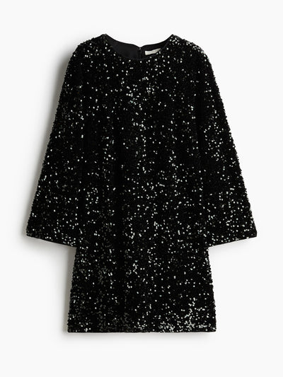 H&M Sequined A-line dress at Collagerie