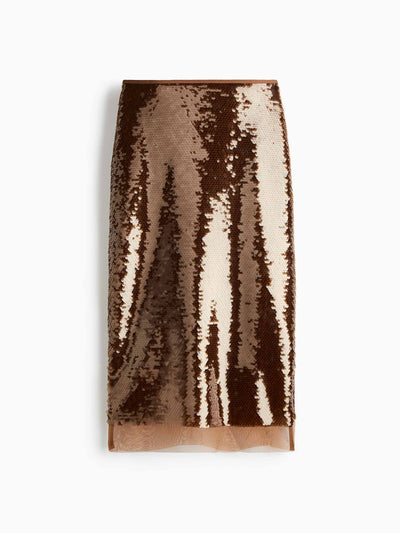 H&M Sequined midi skirt at Collagerie