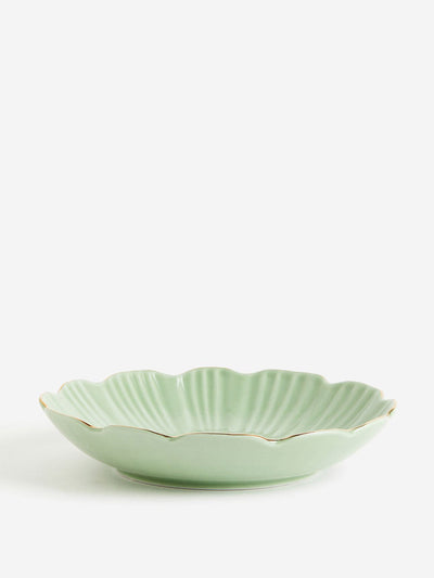 H&M Home Shallow porcelain dish at Collagerie