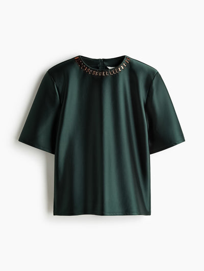 H&M Shoulder-pad top at Collagerie