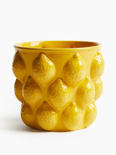 H&M Home Stoneware plant pot at Collagerie