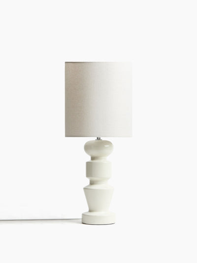 H&M Home Stoneware table lamp at Collagerie