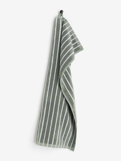 H&M Home Striped hand towel at Collagerie