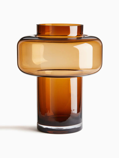H&M Home Tall tiered glass vase at Collagerie
