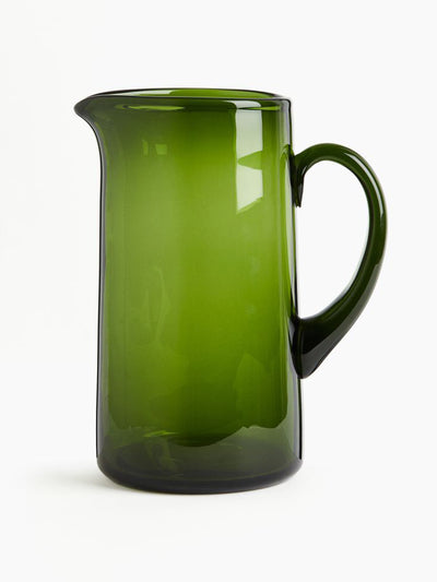 H&M Home Tapered glass jug at Collagerie