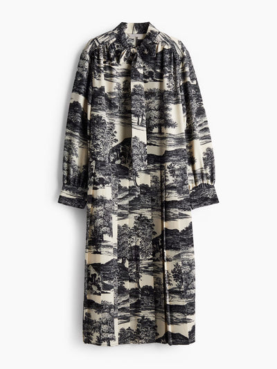 H&M Tie-neck dress at Collagerie