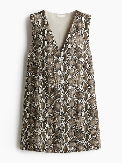 H&M V-neck shift dress at Collagerie