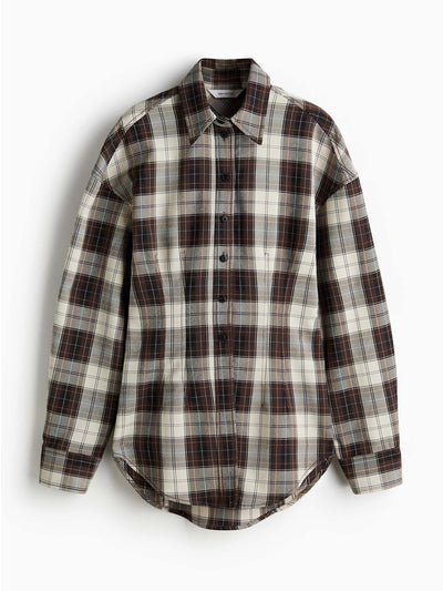 H&M Waisted twill shirt at Collagerie