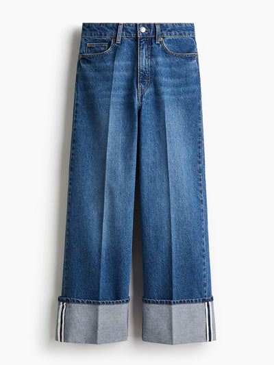H&M Wide high ankle jeans at Collagerie