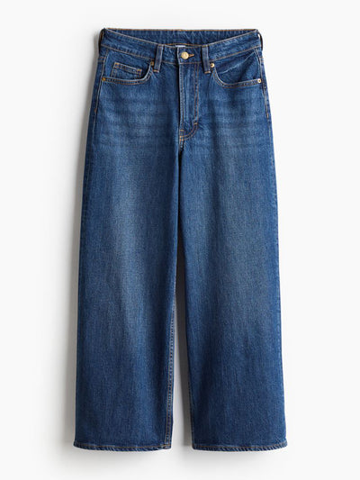 H&M Wide high cropped jeans at Collagerie