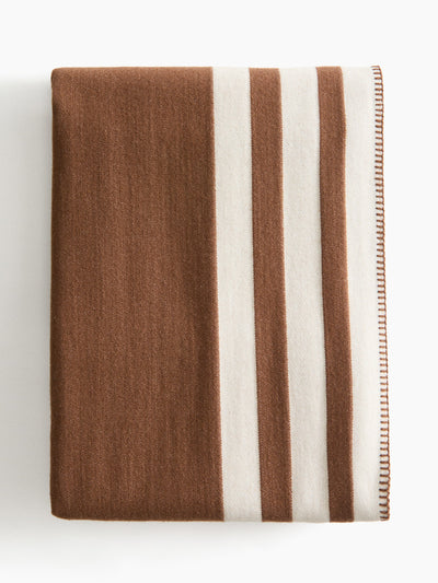 H&M Home Wool-blend bedspread at Collagerie
