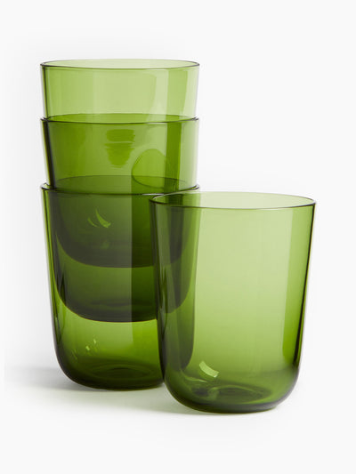H&M Home Drinking glasses (set of 4) at Collagerie