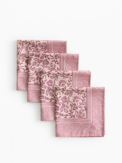 H&M Home Patterned napkins (set of 4) at Collagerie