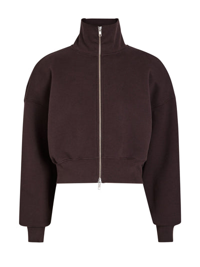 Agolde Darby high-neck cotton sweatshirt at Collagerie