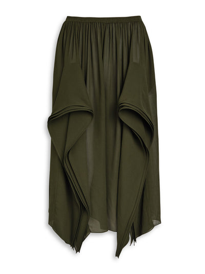 Alaïa Peek semi-sheer chiffon trousers at Collagerie