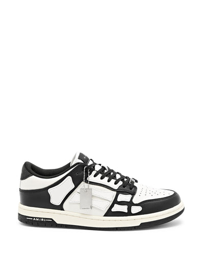 Amiri Skel panelled leather sneakers at Collagerie