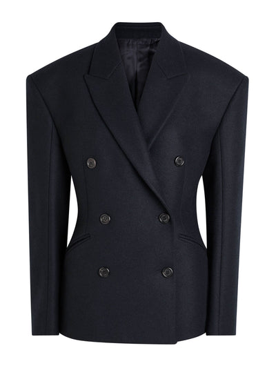 Armarium Natalie structured wool-blend jacket at Collagerie