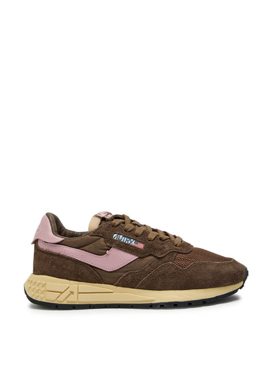 Autry Reelwind Low panelled brushed suede sneakers at Collagerie