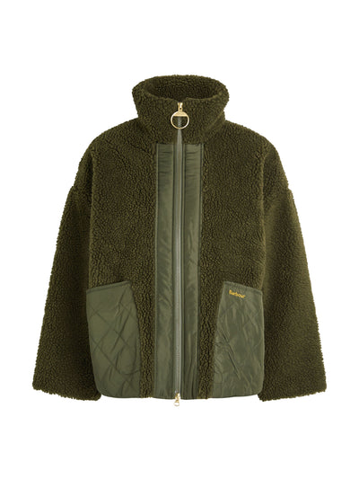 Barbour Brawby panelled fleece jacket at Collagerie