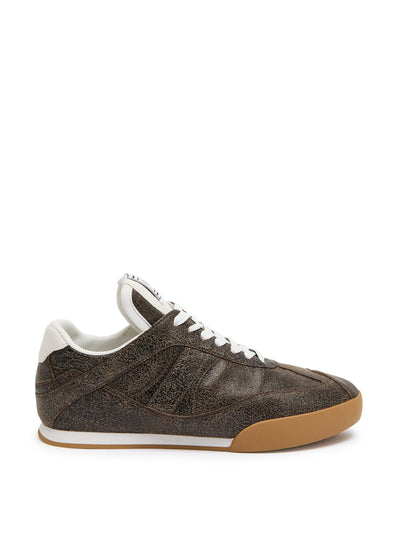 Chloé Kick panelled leather sneakers at Collagerie