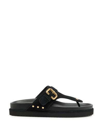 Chloé Nil suede thong sandals at Collagerie