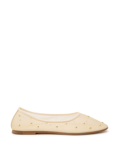 Dear Frances Balla embellished mesh ballet flats at Collagerie