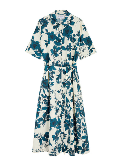 Evi Grintela Valerie floral-print cotton shirt dress at Collagerie