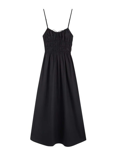 Faithfull The Brand Marianne cotton-poplin midi dress at Collagerie