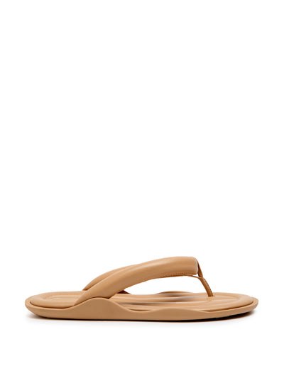 Gia Borghini Harper leather flip flops at Collagerie