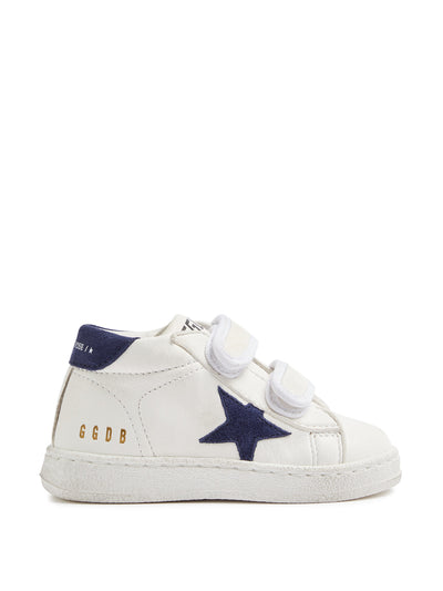 Golden Goose Kids Distressed leather sneakers at Collagerie