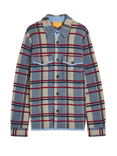 Guest In Residence Plaid cashmere shirt at Collagerie