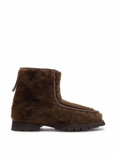 Hereu Armenta shearling ankle boots at Collagerie