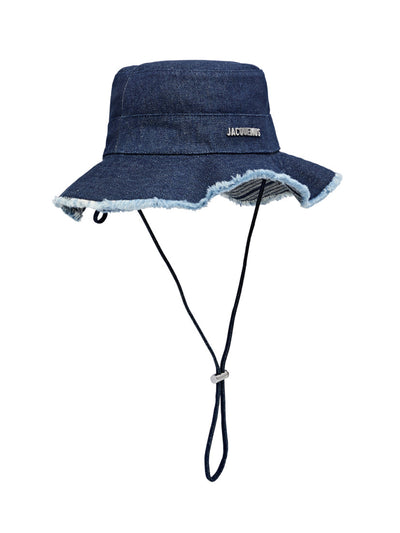 Jacquemus Le Bob Artichaut denim bucket hat at Collagerie