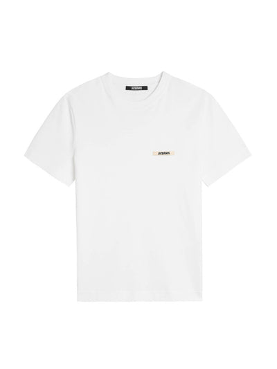 Jacquemus Le T-Shirt Gros Grain logo cotton T-shirt at Collagerie