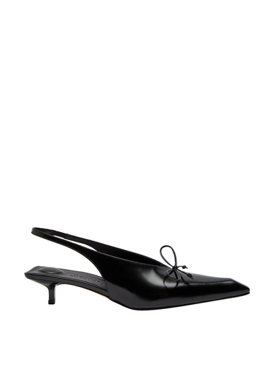Jacquemus Les Low Cubisto 35 leather slingback pumps at Collagerie