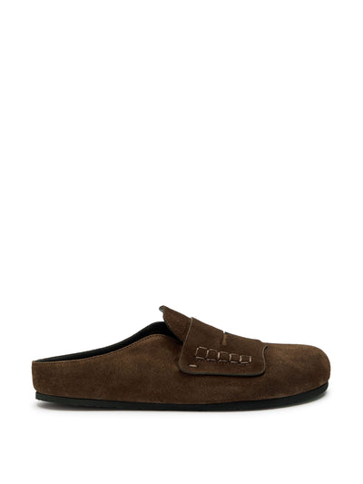 Jacquemus Les Mules Mocassin suede mules at Collagerie