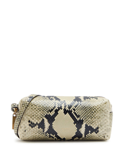Khaite Kye mini snake-effect leather cross-body bag at Collagerie