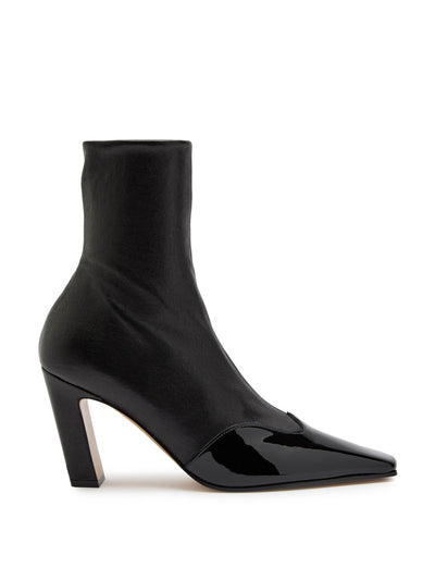 Khaite Nevada 85 leather ankle boots at Collagerie
