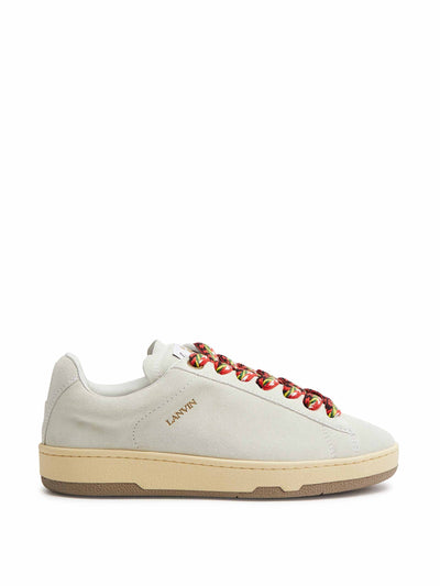 Lanvin Lite Curb suede sneakers at Collagerie