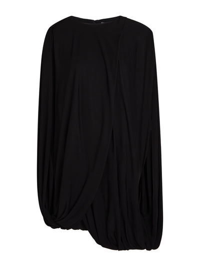 Loewe Draped crepe-jersey mini dress at Collagerie