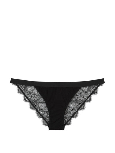 Love Stories Wild Rose black lace briefs at Collagerie