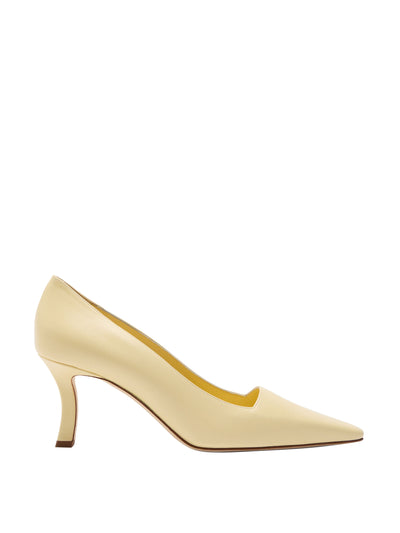 Manolo Blahnik Lyel 40 leather pumps at Collagerie