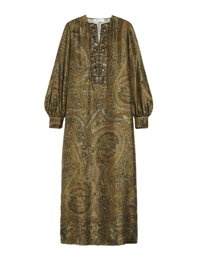 Max Mara Printed silk tunic dress at Collagerie