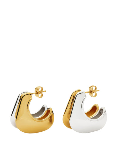 Missoma Hera Dome Double hoop earrings at Collagerie