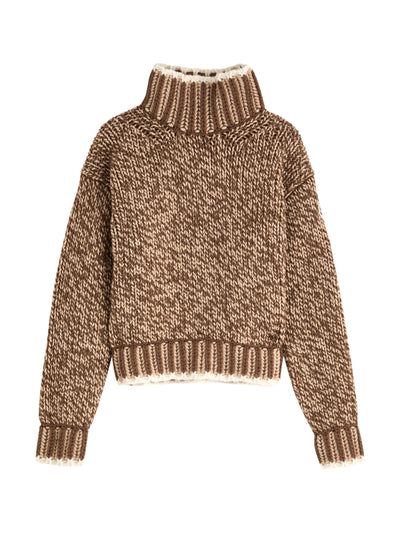 Moncler Logo wool-blend jumper at Collagerie